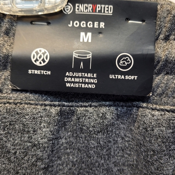 NWT Womens Encrypted Charcoal Joggers with Utility Pockets Tapered Fit - Size M - Picture 4 of 6
